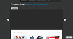 Desktop Screenshot of foresightcards.com