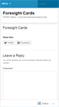 Mobile Screenshot of foresightcards.com